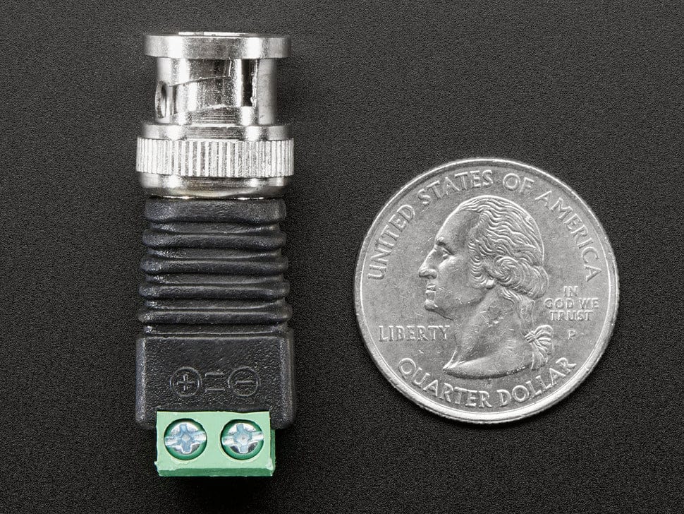 BNC Male Plug Terminal Block by The Pi Hut - The Pi Hut