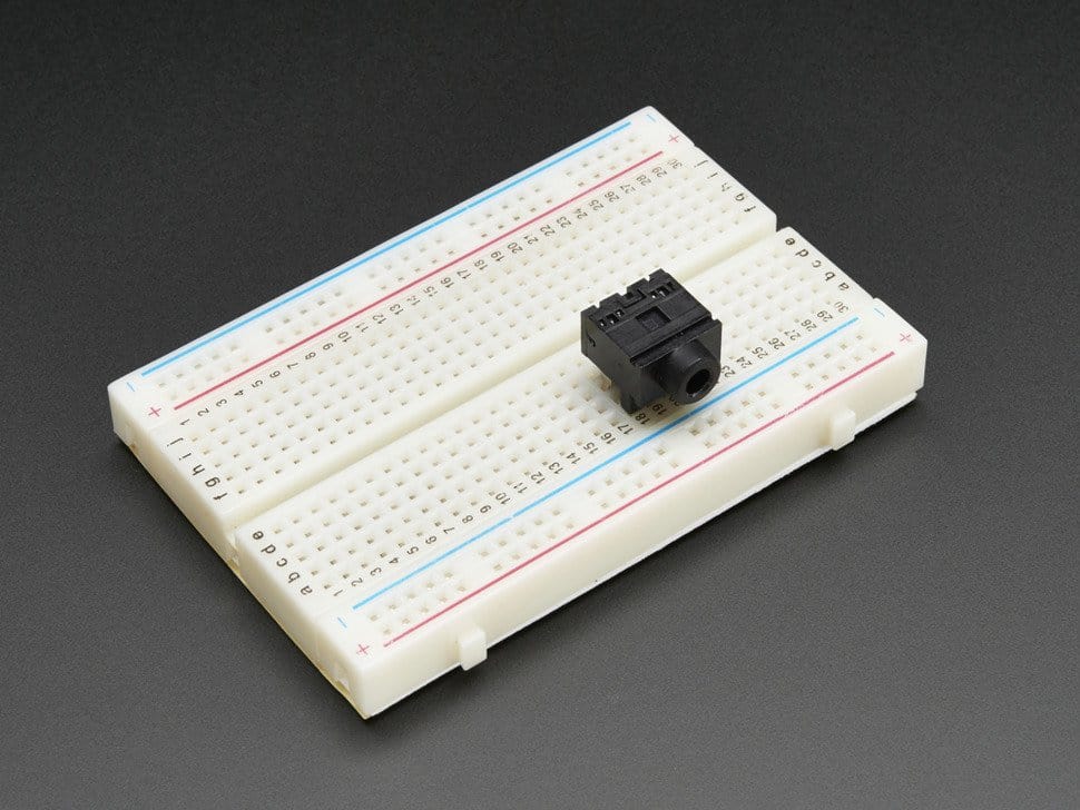 Breadboard-Friendly 3.5mm Stereo Headphone Jack by The Pi Hut - The Pi Hut