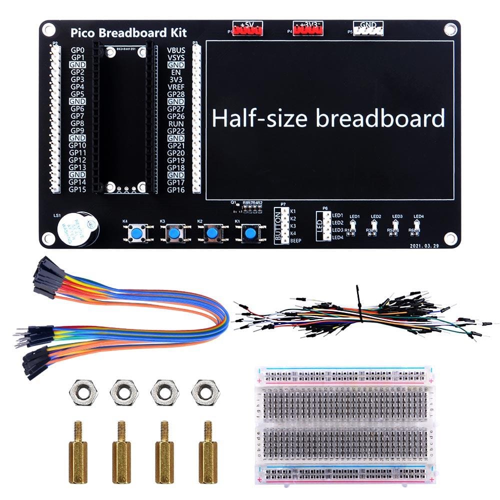 Breadboard Kit for Raspberry Pi Pico - The Pi Hut