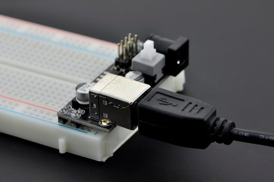 Breadboard Power Supply 5V/3.3V by DFRobot - The Pi Hut