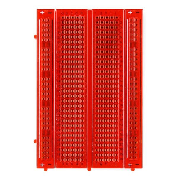 Breadboard - Translucent Self-Adhesive (Red) by Sparkfun - The Pi Hut