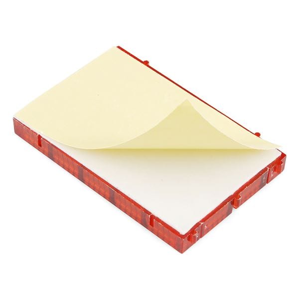 Breadboard - Translucent Self-Adhesive (Red) - The Pi Hut