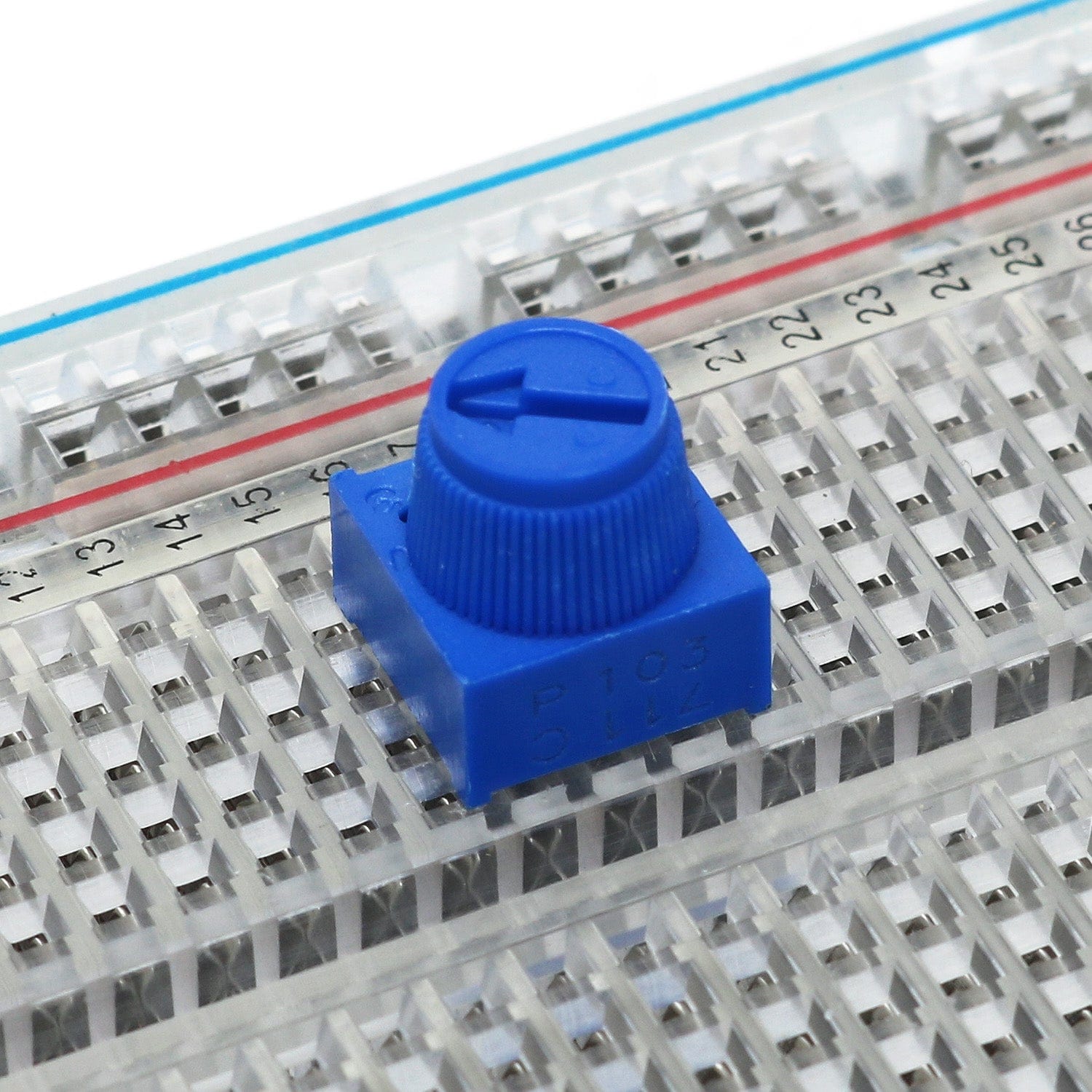 Breadboard-friendly Trim Potentiometer by The Pi Hut - The Pi Hut