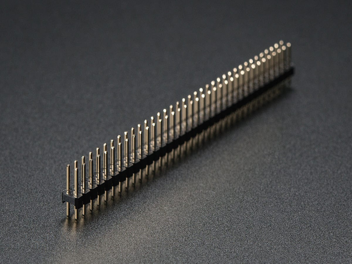 Break-away 0.1" 2x36-pin strip dual male header (10 pieces) by The Pi Hut - The Pi Hut