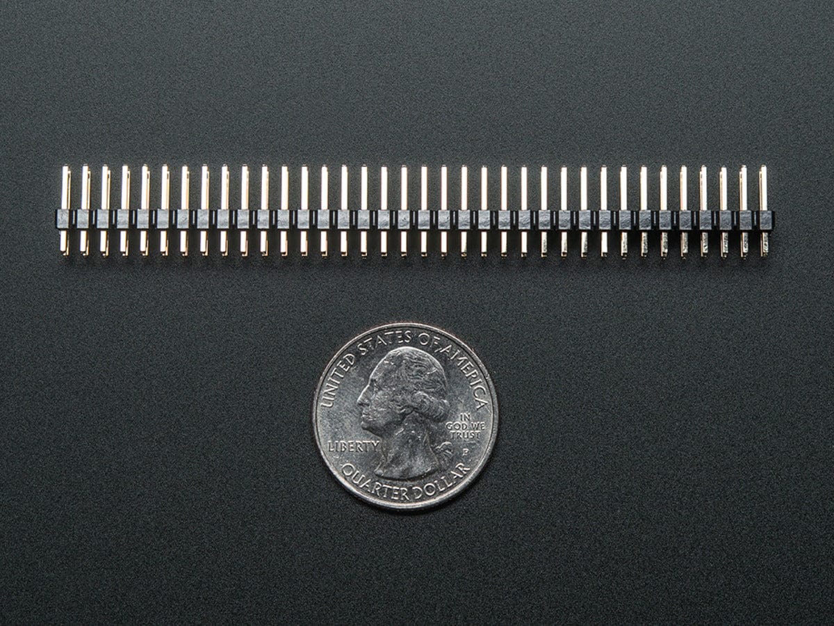 Break-away 0.1" 2x36-pin strip dual male header (10 pieces) by The Pi Hut - The Pi Hut