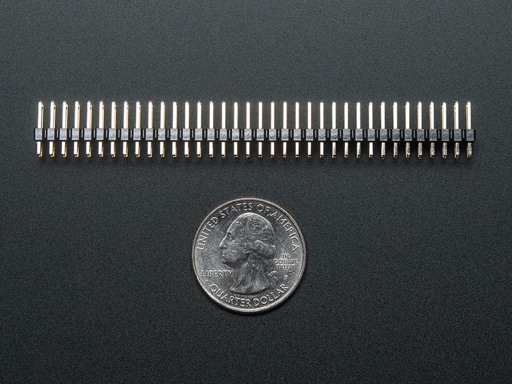 Break-away 0.1" 2x36-pin strip dual male header (10 pieces) by The Pi Hut - The Pi Hut