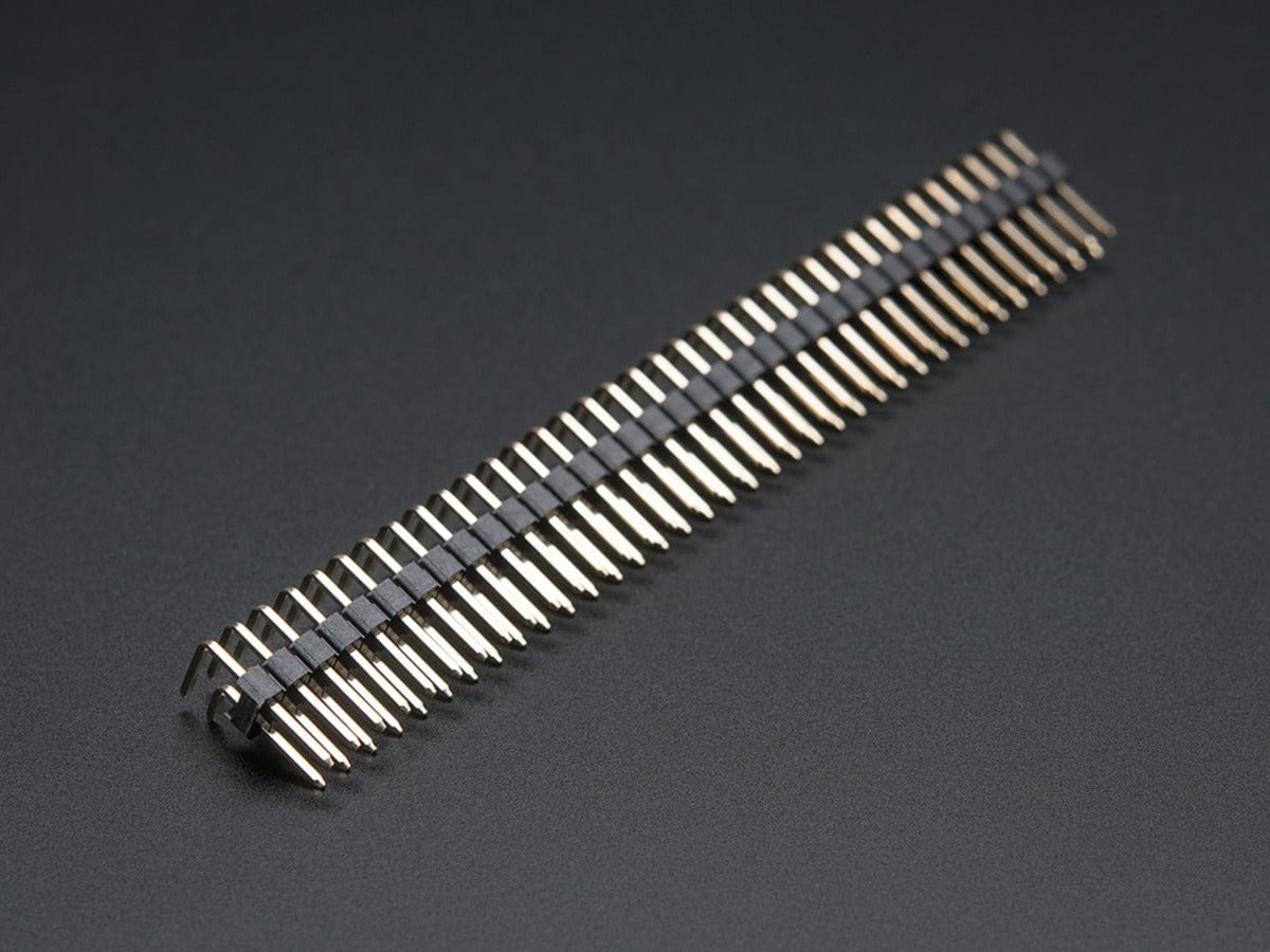 Break-away 0.1" 2x36-pin strip right-angle male header (5 pack) by The Pi Hut - The Pi Hut