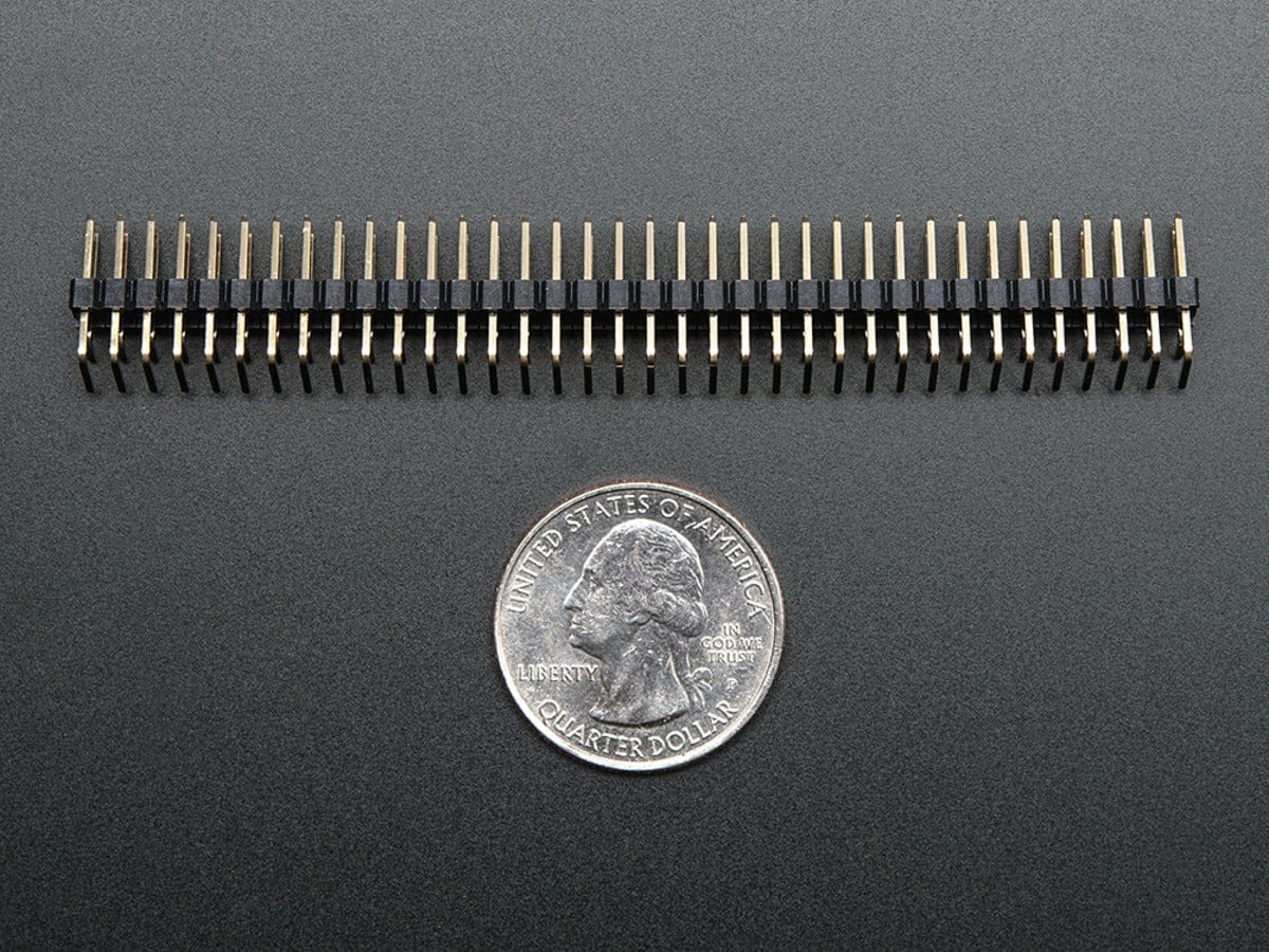 Break-away 0.1" 2x36-pin strip right-angle male header (5 pack) by The Pi Hut - The Pi Hut