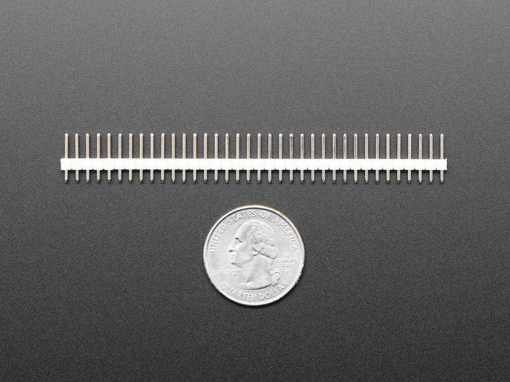 Break-away 0.1" 36-pin strip male header - White - 10 pack by The Pi Hut - The Pi Hut
