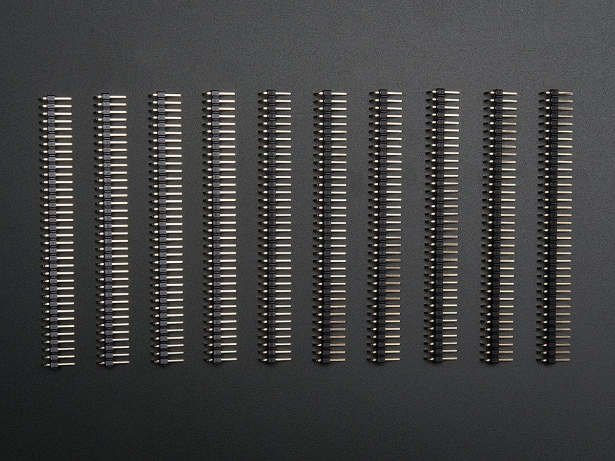 Break-away 0.1" 36-pin strip angled headers (10 pack) by The Pi Hut - The Pi Hut