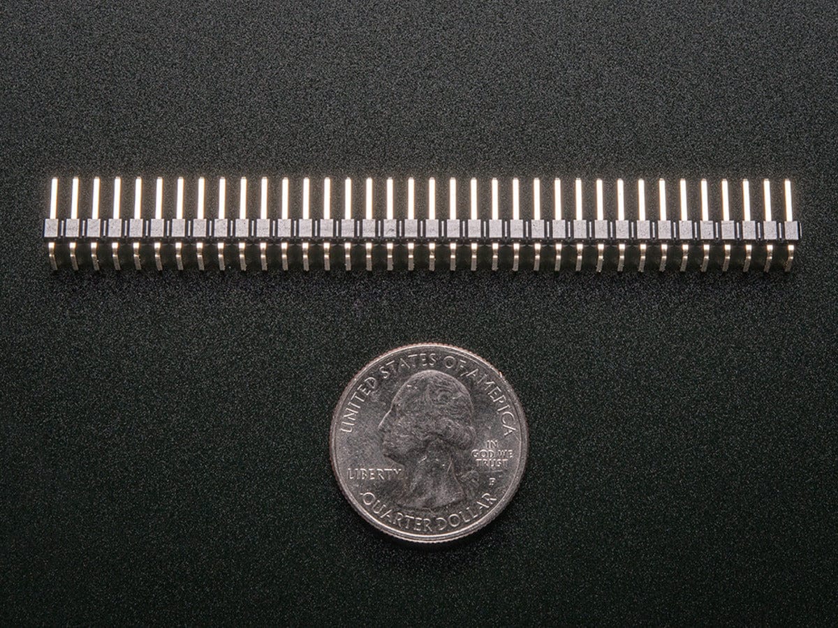 Break-away 0.1" 36-pin strip angled headers (10 pack) by The Pi Hut - The Pi Hut