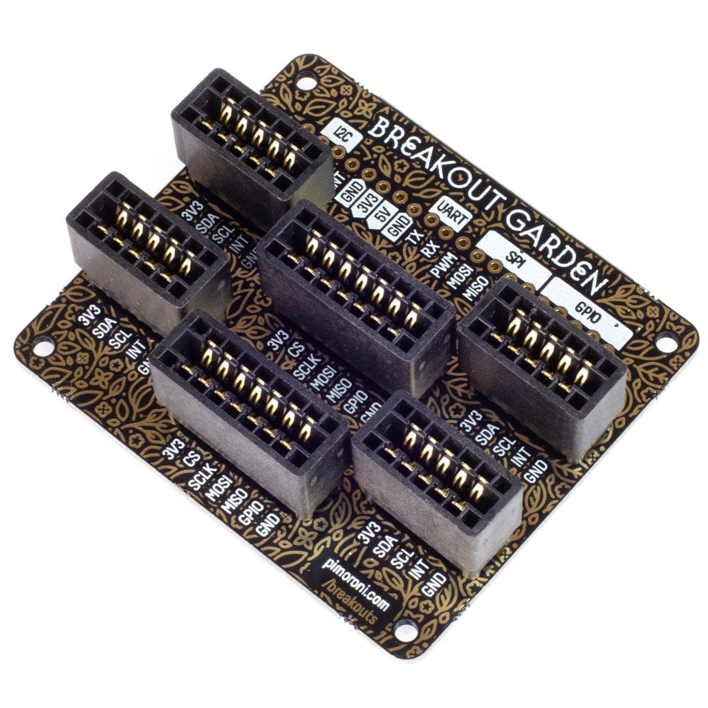 Breakout Garden for Raspberry Pi (I2C + SPI) by Pimoroni - The Pi Hut