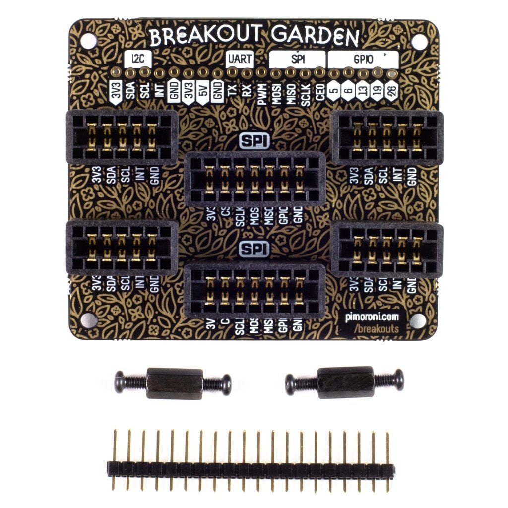 Breakout Garden for Raspberry Pi (I2C + SPI) by Pimoroni - The Pi Hut