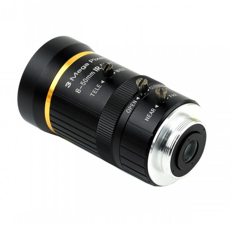 C-Mount 8-50mm Zoom Lense for Raspberry Pi HQ Camera by Waveshare - The Pi Hut