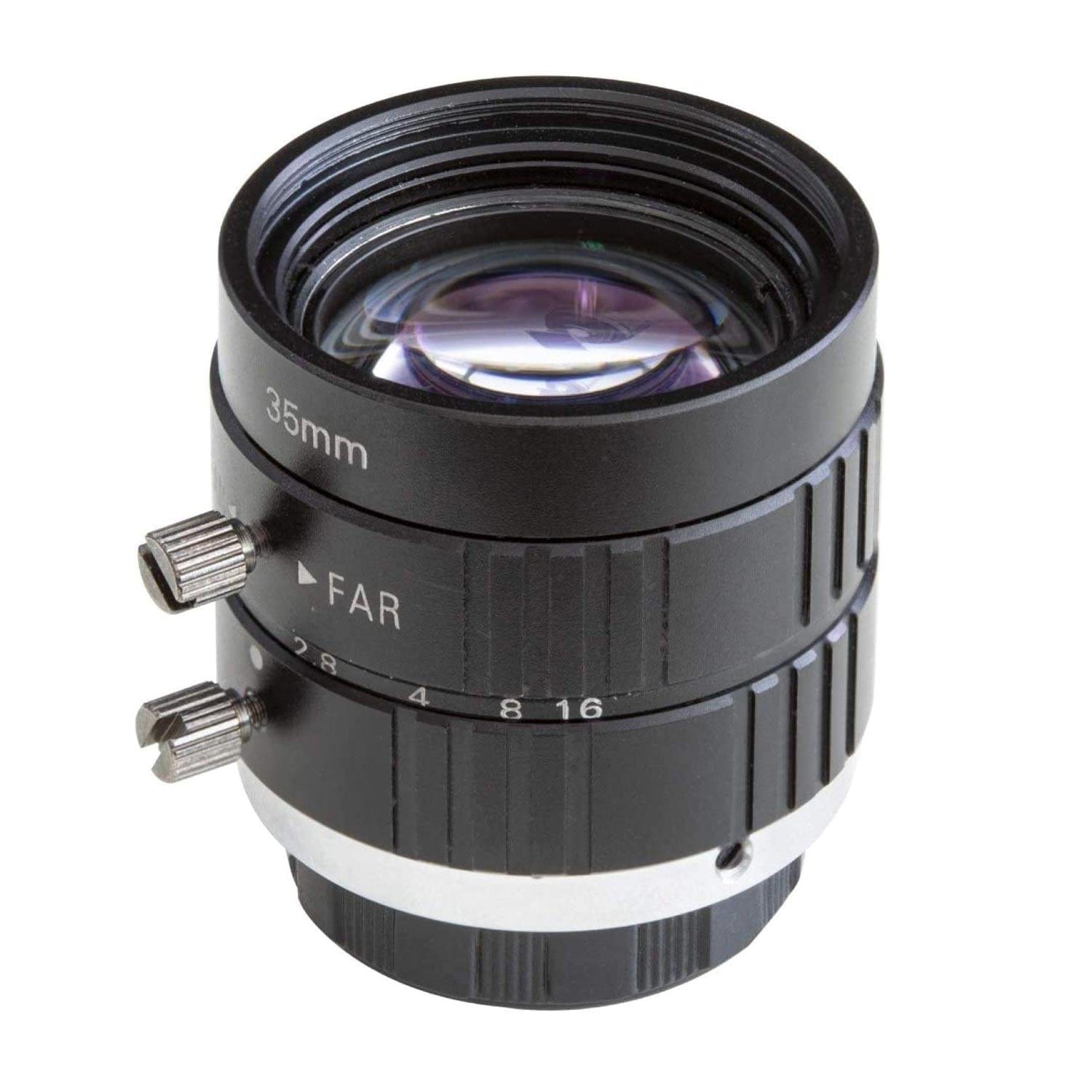 C-Mount Lens for Raspberry Pi HQ Camera - 35mm Focal Length by Arducam - The Pi Hut