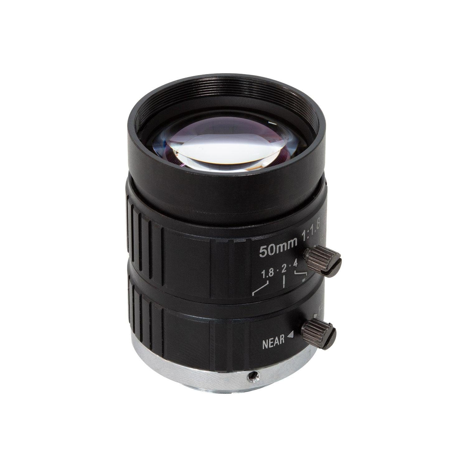 C-Mount Lens for Raspberry Pi HQ Camera - 50mm Focal Length by Arducam - The Pi Hut