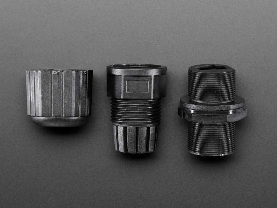 Cable Gland - Waterproof RJ-45 / Ethernet connector (RJ-45) by The Pi Hut - The Pi Hut