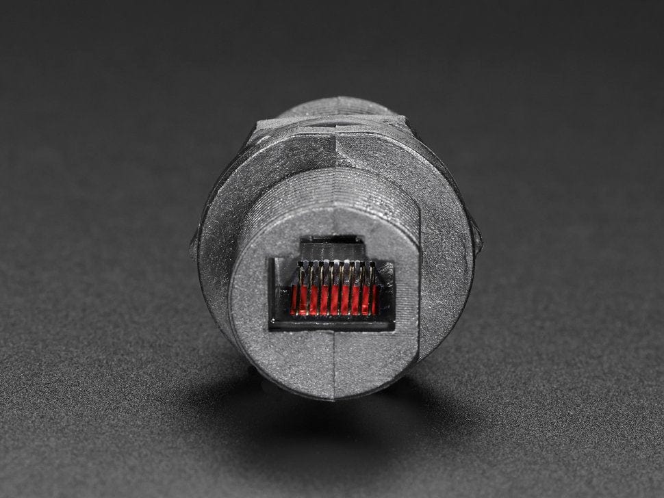 Cable Gland - Waterproof RJ-45 / Ethernet connector (RJ-45) by The Pi Hut - The Pi Hut