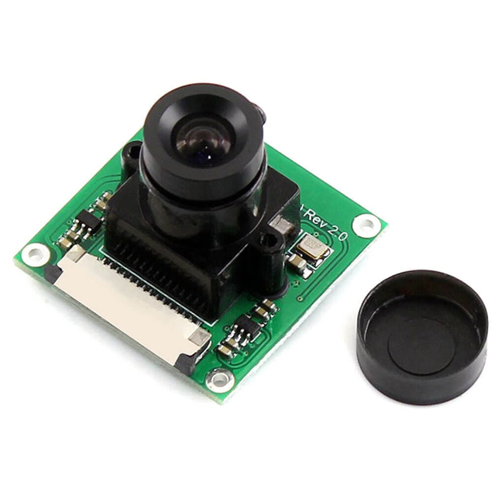 Camera Board for Raspberry Pi - Adjustable-Focus Lens (5MP) by Waveshare - The Pi Hut