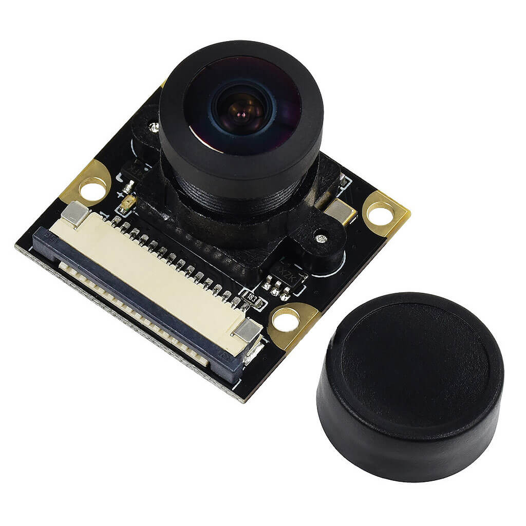Fisheye Camera Module for Raspberry Pi - 160° Lens 5MP by Waveshare - The Pi Hut