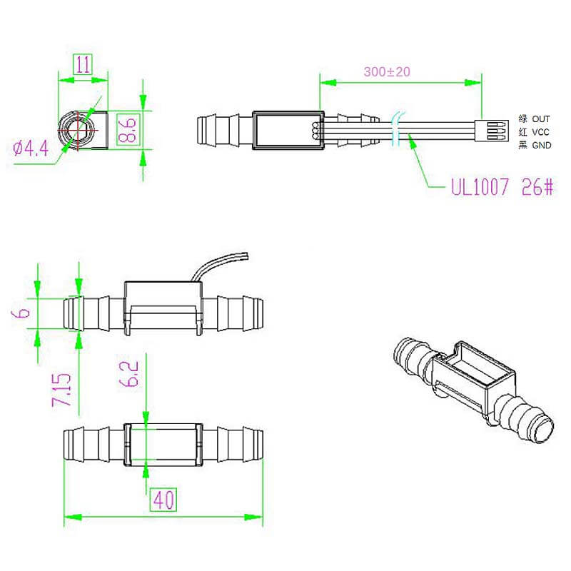 Capacitive Pipeline Liquid Level Sensor by DFRobot - The Pi Hut