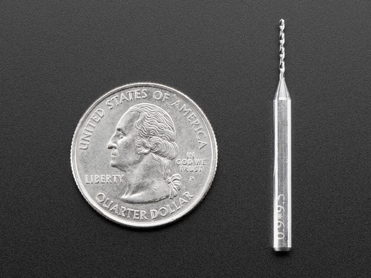 Carbide PCB Drill Bit - 0.9mm by The Pi Hut - The Pi Hut