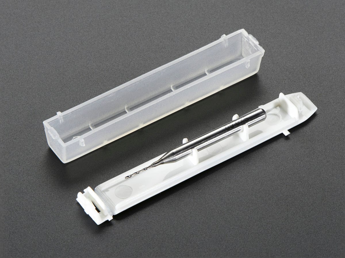 Carbide Square End Mill - 1/8" Shaft - 0.6mm Diameter by The Pi Hut - The Pi Hut