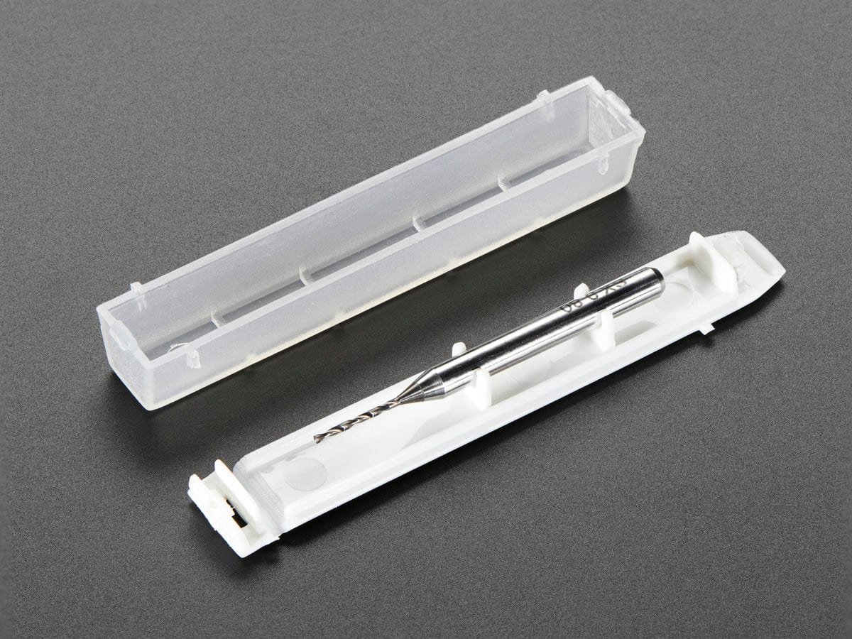 Carbide Square End Mill - 1/8" Shaft - 0.8mm Diameter by The Pi Hut - The Pi Hut