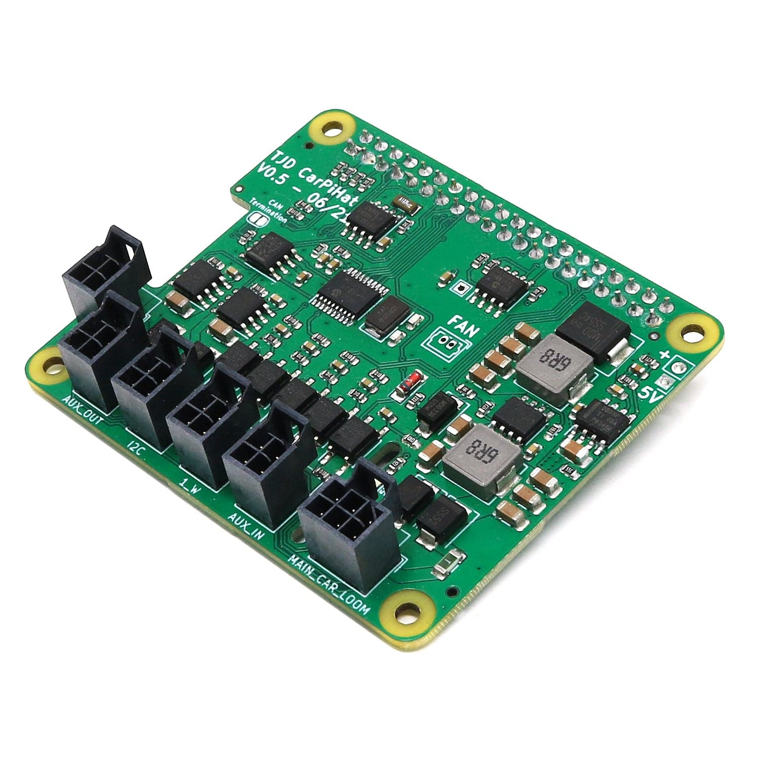 CarPiHAT - Car Interface HAT for Raspberry Pi by TJD - The Pi Hut