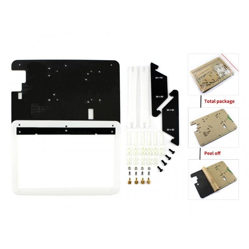 Case for Waveshare 7" LCDs (Black/White) by Waveshare - The Pi Hut