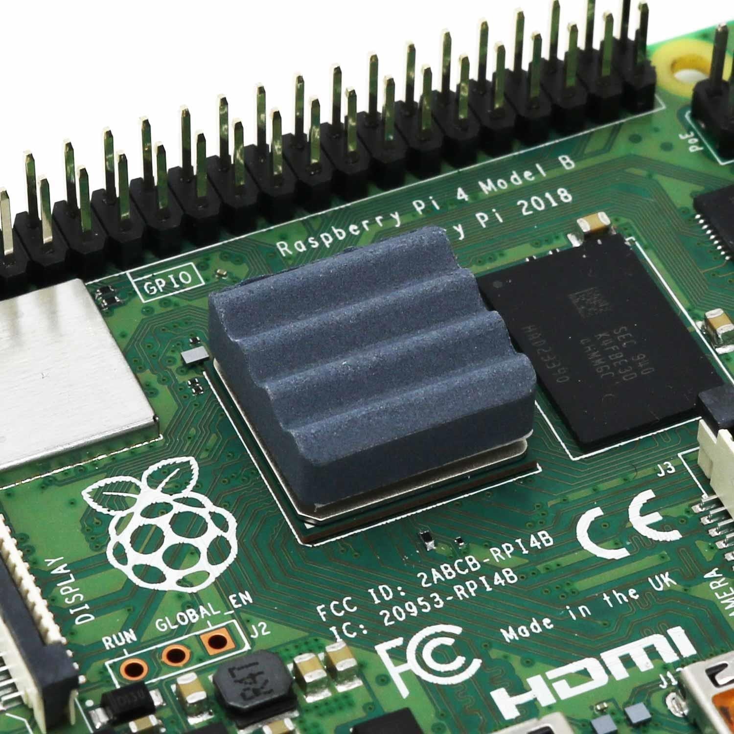 Ceramic Heatsinks for Raspberry Pi (5-pack) by The Pi Hut - The Pi Hut