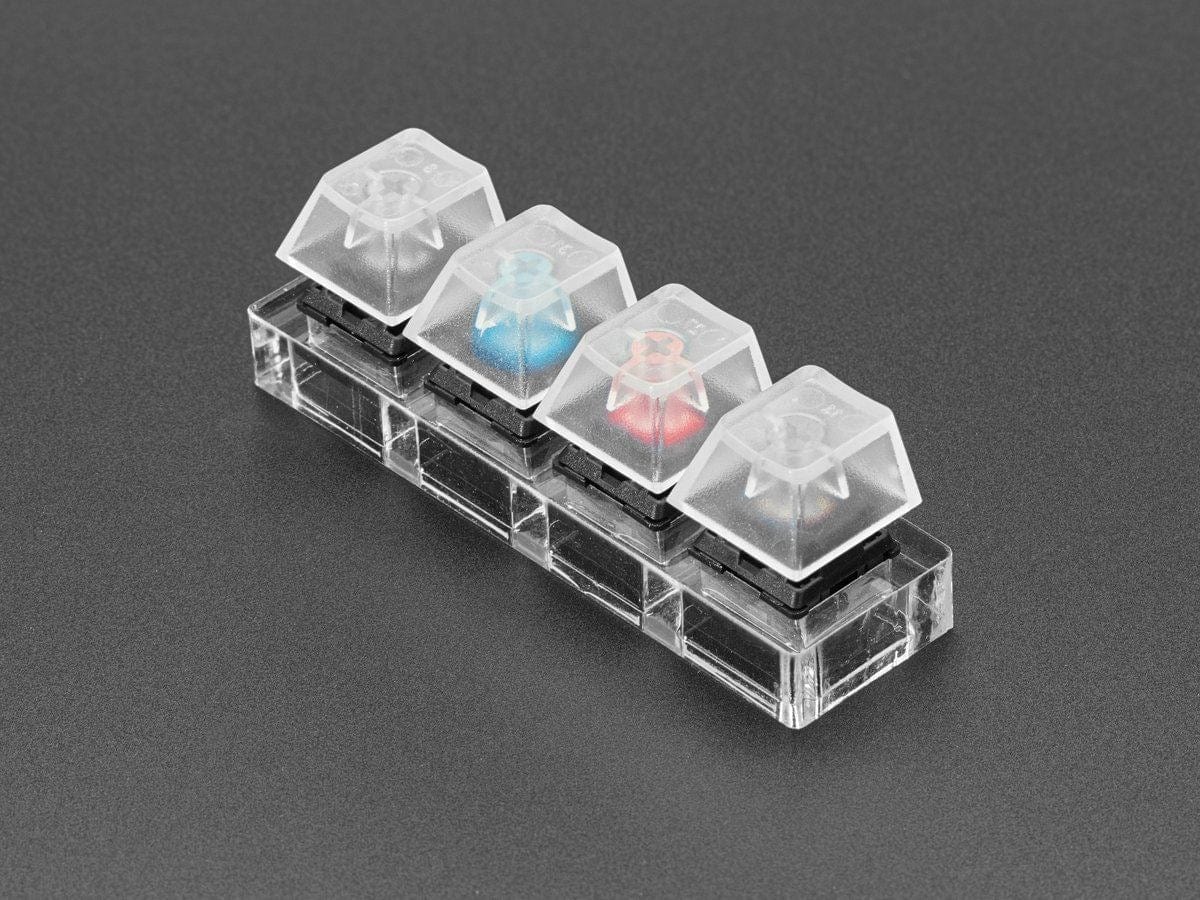 Cherry MX Mechanical 4-Key Tester: Blue Black Red Brown Switches by The Pi Hut - The Pi Hut