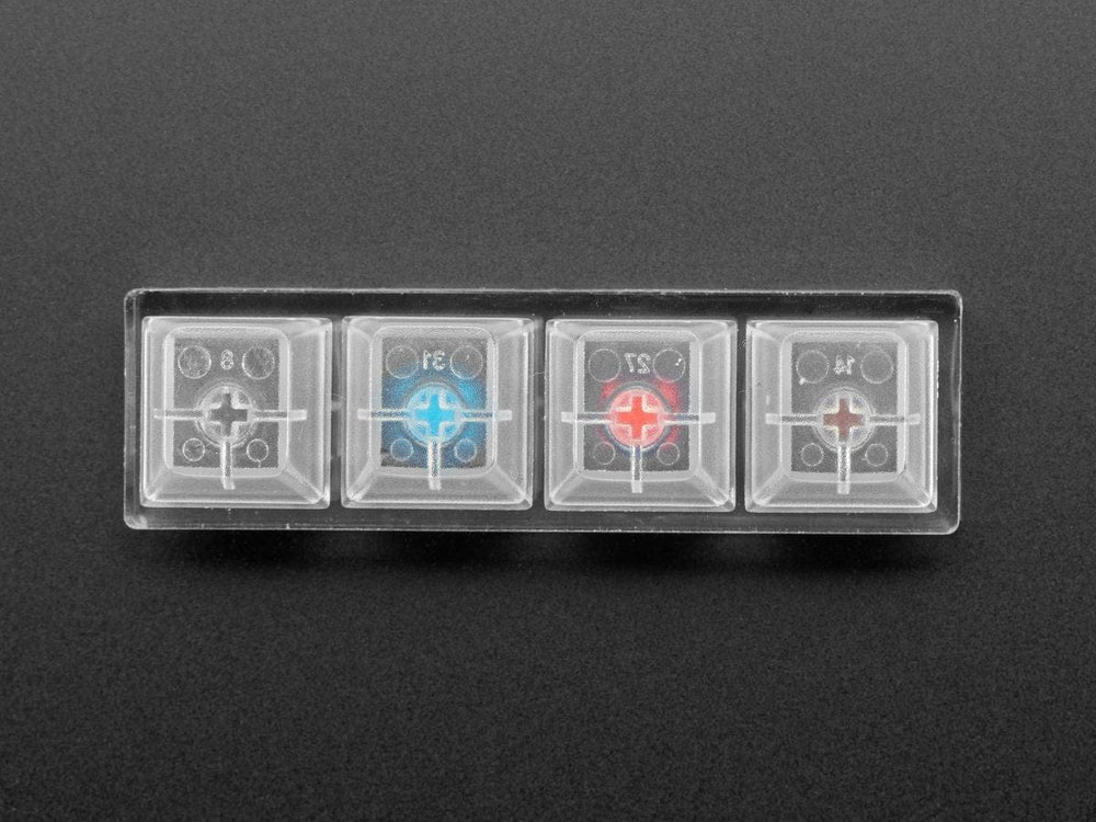 Cherry MX Mechanical 4-Key Tester: Blue Black Red Brown Switches by The Pi Hut - The Pi Hut