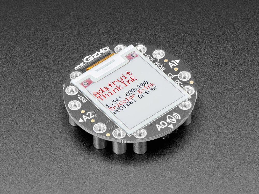 Circuit Playground 200x200 Tri-Color E-Ink Gizmo (E-Ink Display + Audio Amplifier) by Adafruit - The Pi Hut
