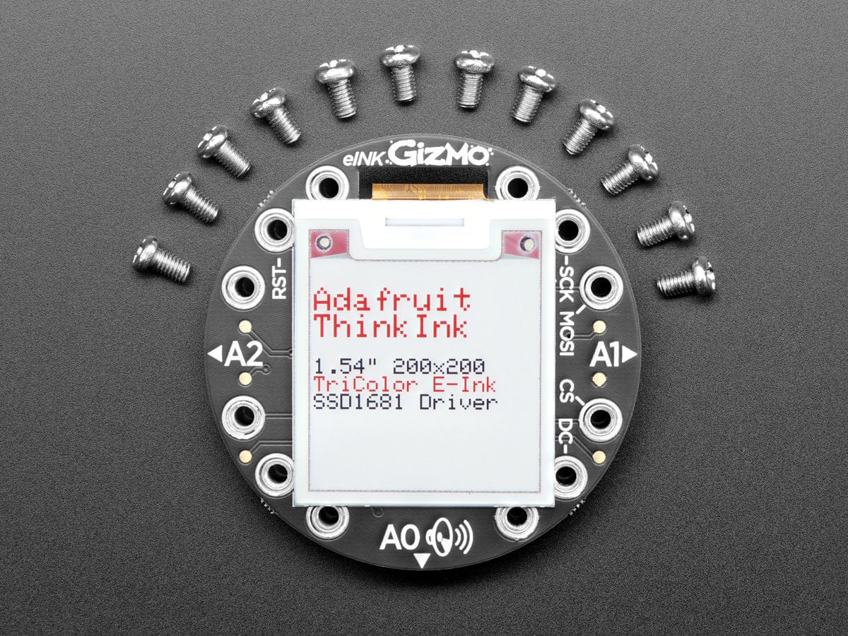 Circuit Playground 200x200 Tri-Color E-Ink Gizmo - The Pi Hut
