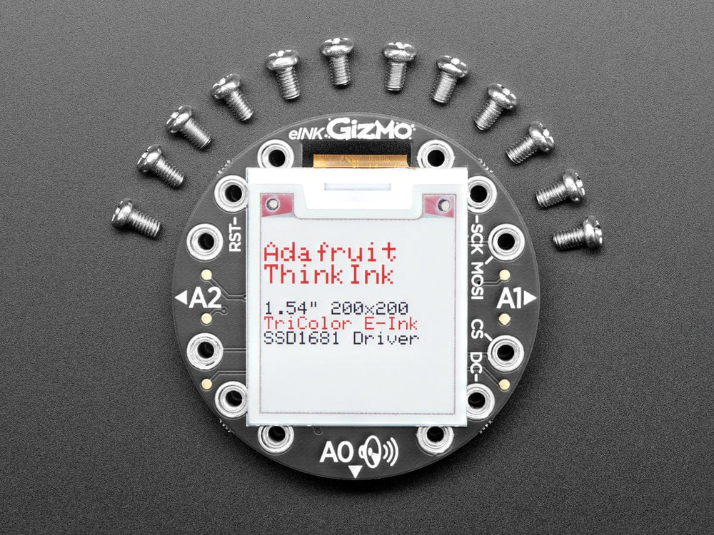 Circuit Playground 200x200 Tri-Color E-Ink Gizmo (E-Ink Display + Audio Amplifier) by Adafruit - The Pi Hut