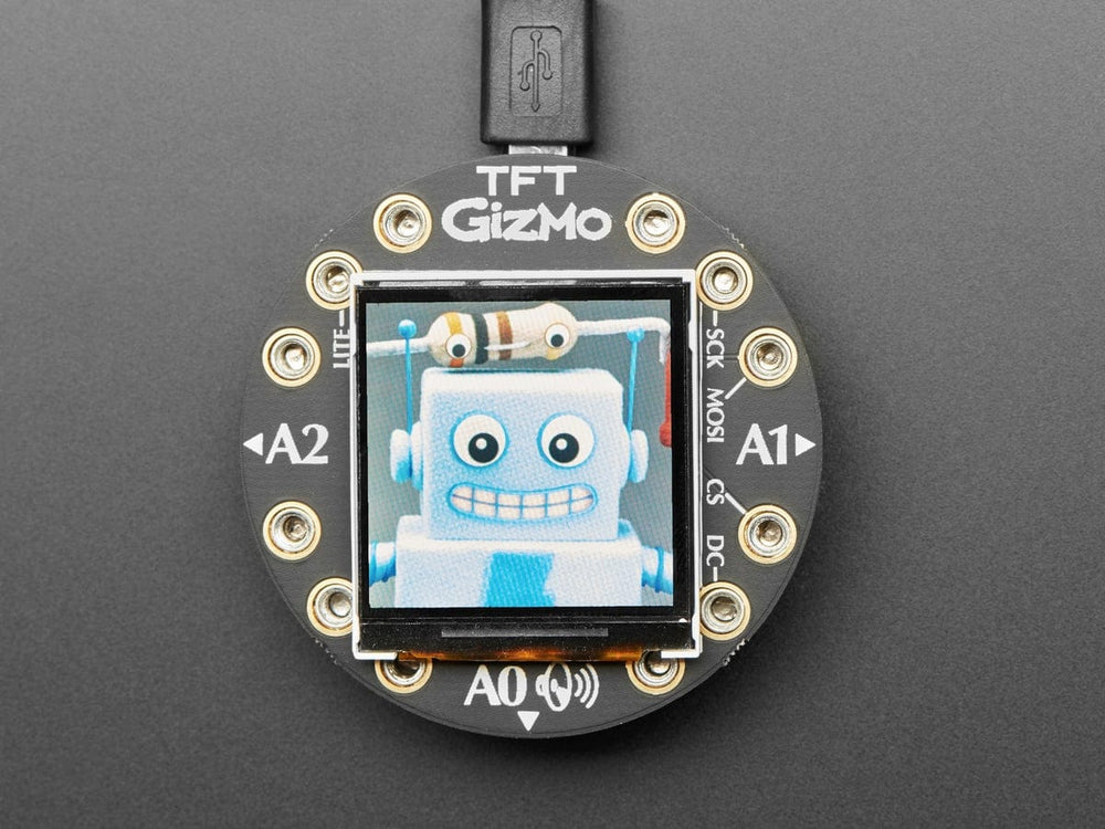 Circuit Playground TFT Gizmo - Bolt-on Display + Audio Amplifier by Adafruit - The Pi Hut