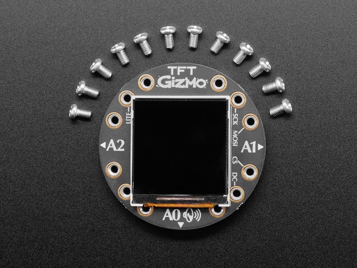 Circuit Playground TFT Gizmo - Bolt-on Display + Audio Amplifier by Adafruit - The Pi Hut