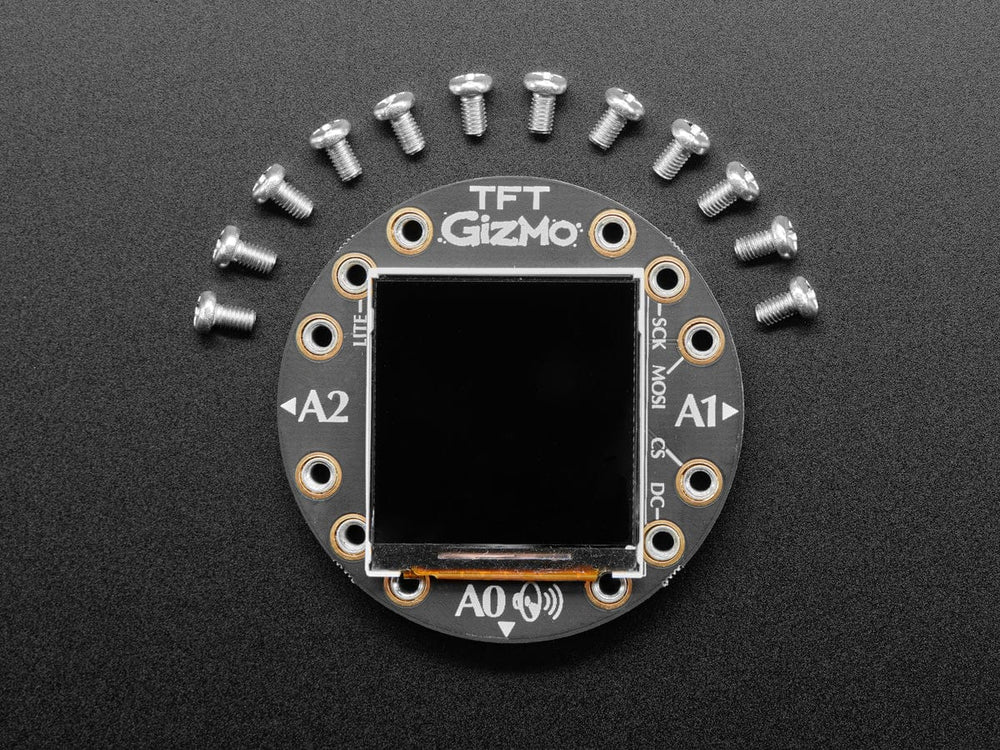Circuit Playground TFT Gizmo - Bolt-on Display + Audio Amplifier by Adafruit - The Pi Hut