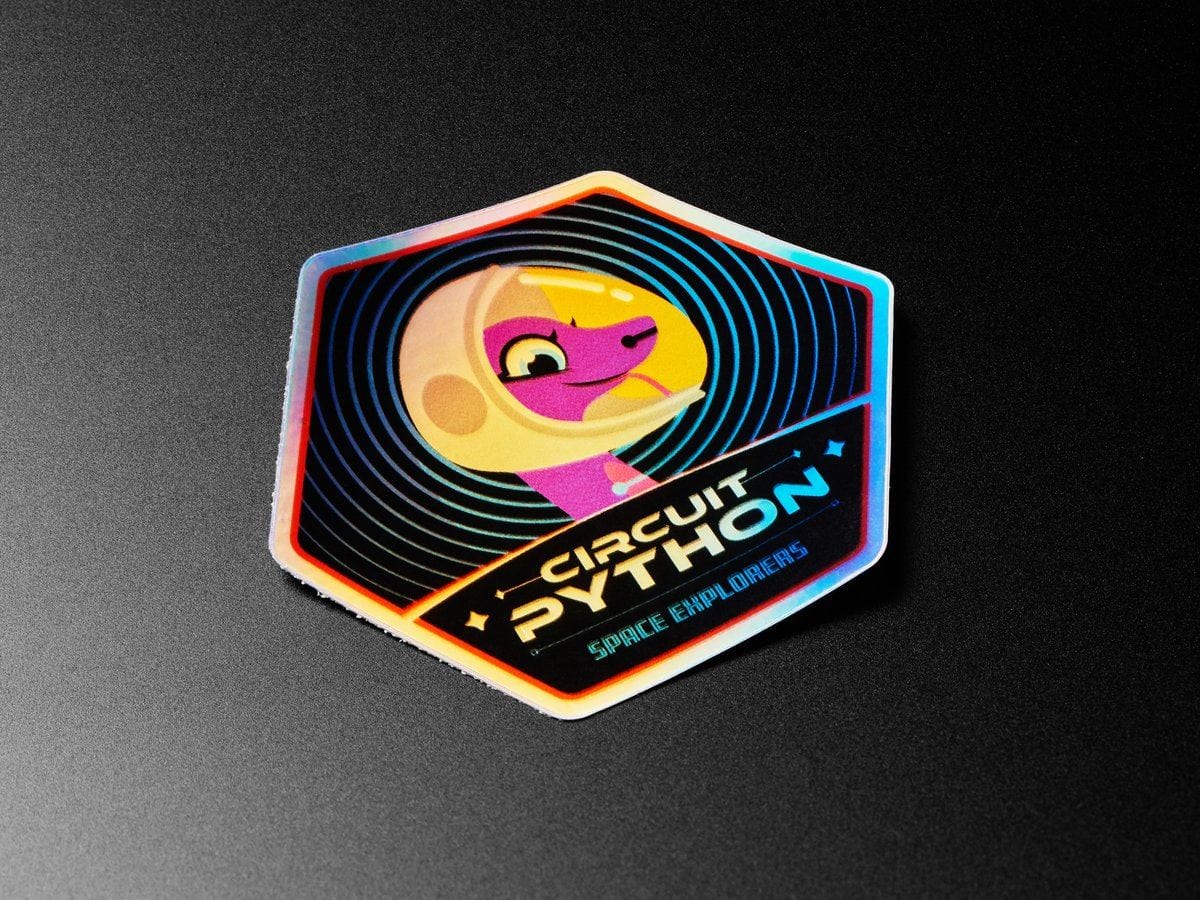 CircuitPython Space Explorers Sticker by Adafruit - The Pi Hut