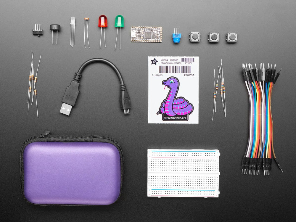 CircuitPython Starter Kit with Adafruit Itsy Bitsy M4 by Adafruit - The Pi Hut