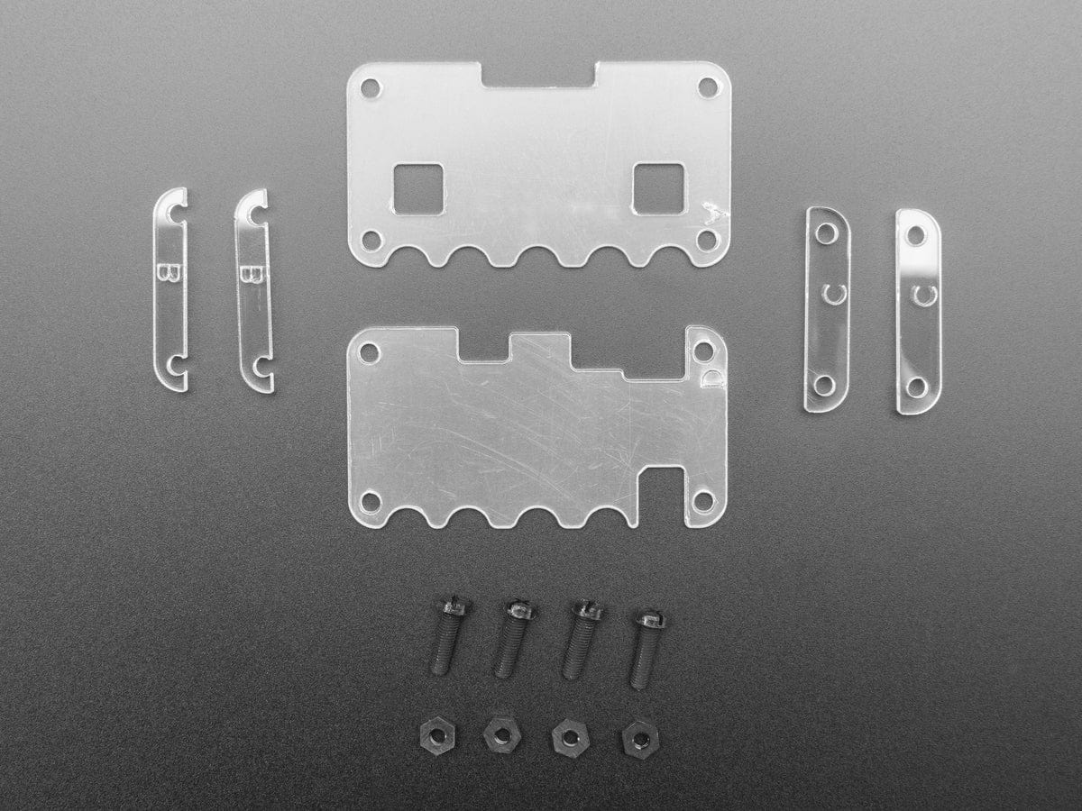 Clear Acrylic Enclosure + Hardware Kit for Adafruit CLUE by Adafruit - The Pi Hut