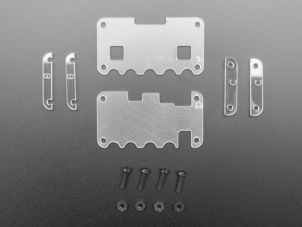 Clear Acrylic Enclosure + Hardware Kit for Adafruit CLUE by Adafruit - The Pi Hut