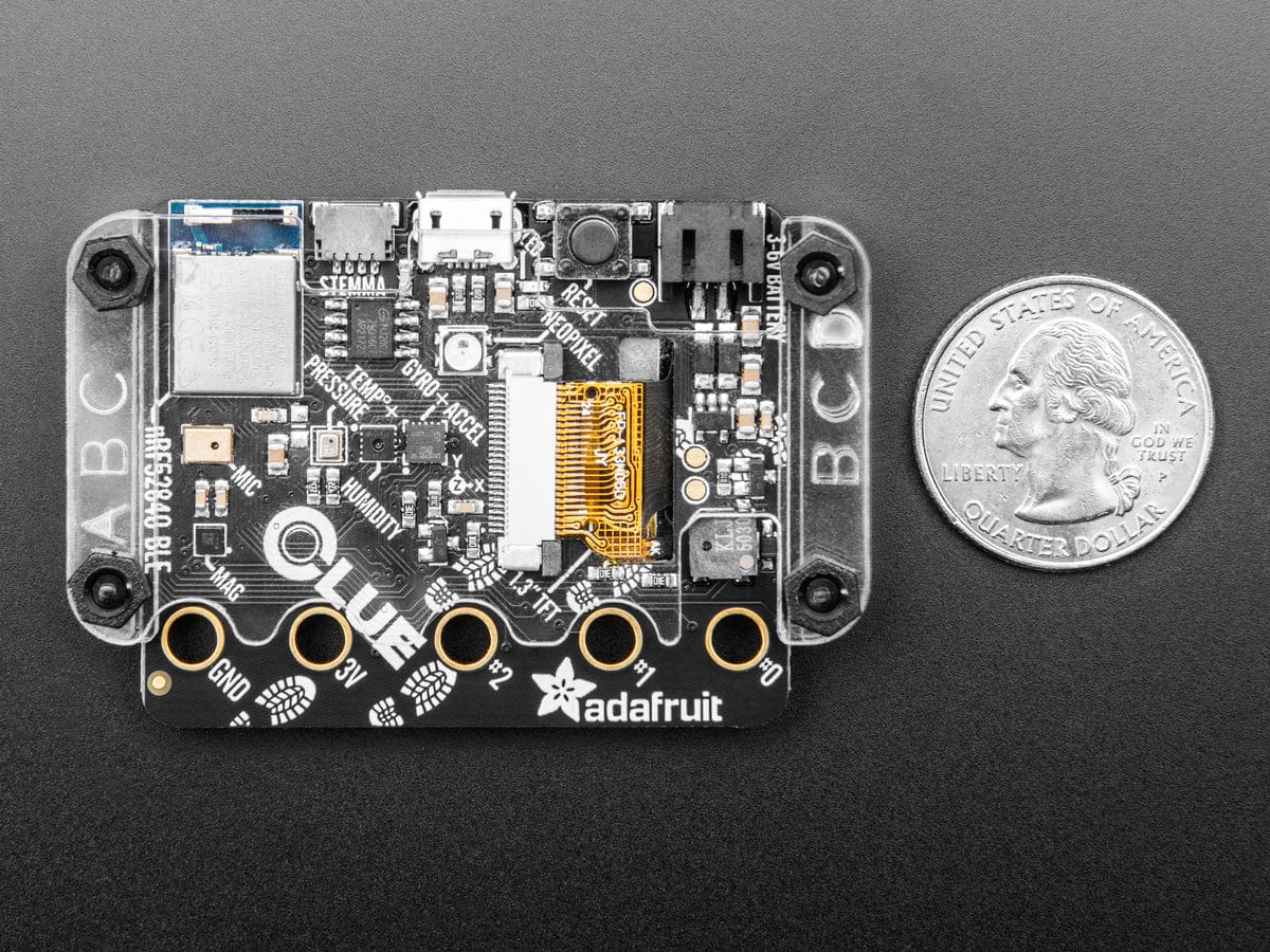 Clear Acrylic Enclosure + Hardware Kit for Adafruit CLUE by Adafruit - The Pi Hut