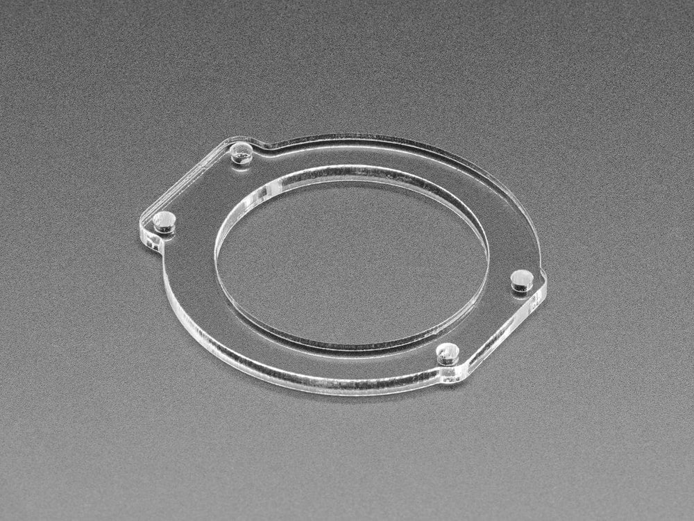 Clear Acrylic Lens Holder + Hardware Kit for HalloWing - The Pi Hut