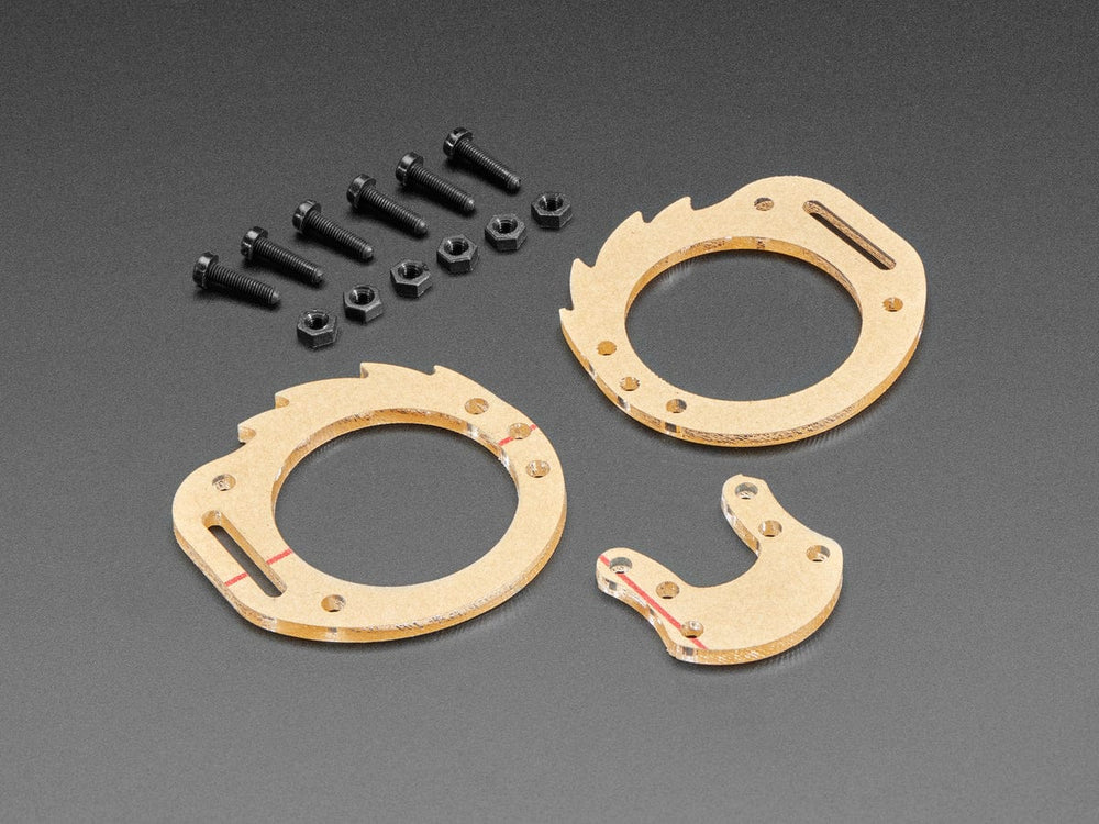 Clear Acrylics and Hardware Kit for Monster M4sk by Adafruit - The Pi Hut