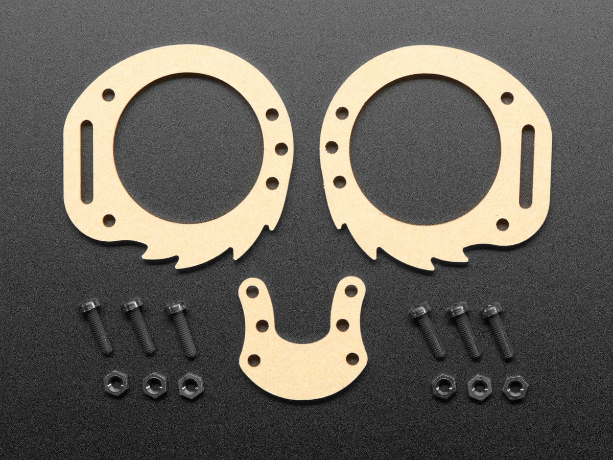 Clear Acrylics and Hardware Kit for Monster M4sk by Adafruit - The Pi Hut