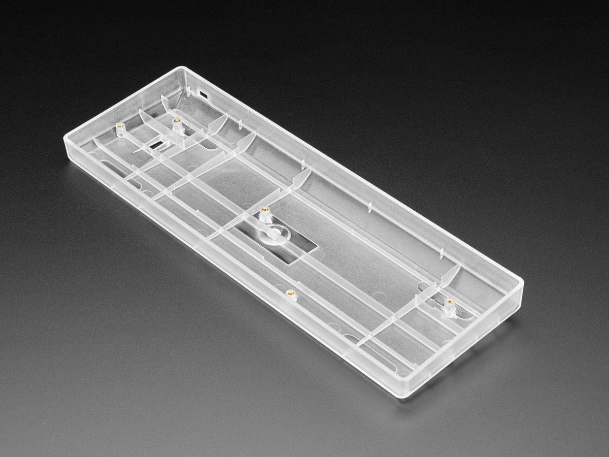 Clear Plastic 60% / GH60 Keyboard Shell by The Pi Hut - The Pi Hut