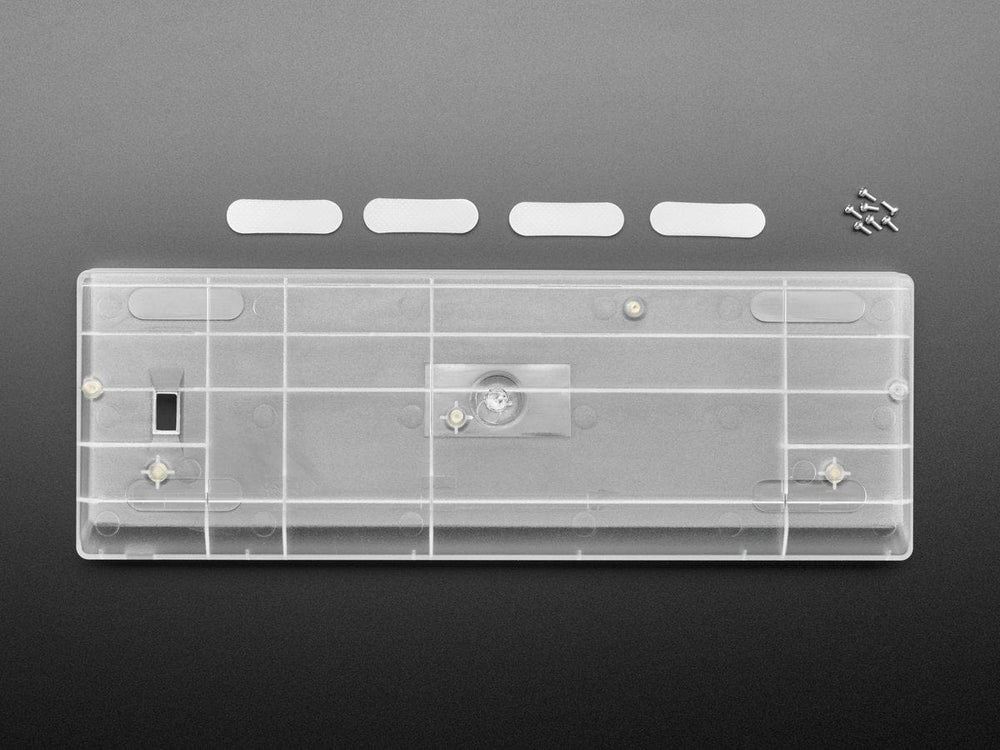 Clear Plastic 60% / GH60 Keyboard Shell by The Pi Hut - The Pi Hut