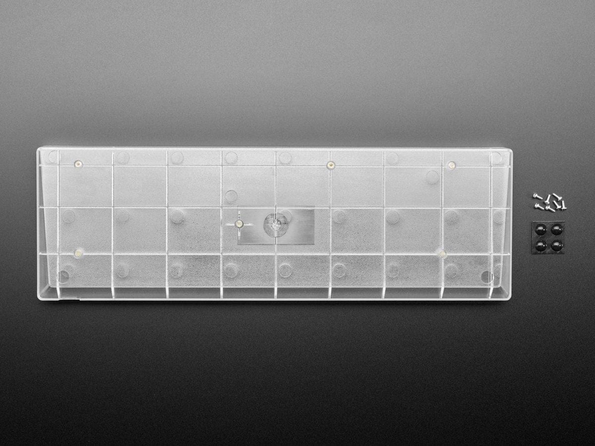 Clear Plastic 65% / JKDK K68 Keyboard Shell by The Pi Hut - The Pi Hut